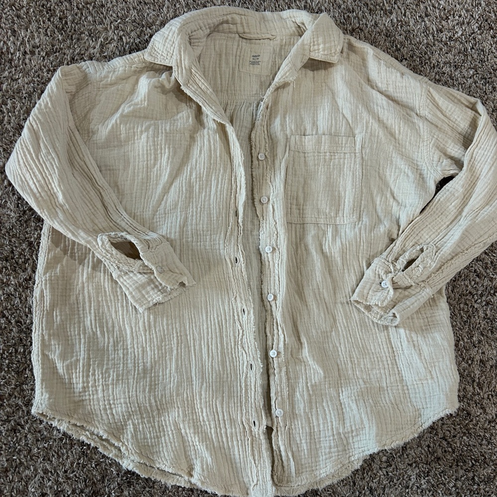 Aerie Button Up